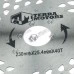 Disc motocoasa 40D - 230mm - 25.4mm - 2.2mm - Vidia - Sens dublu (Aerat)